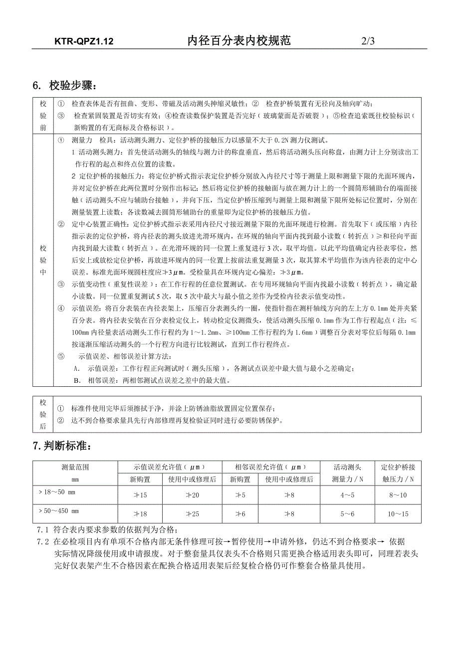 (12)内径百分表内校规范KTE-QPZ1.12_第2页