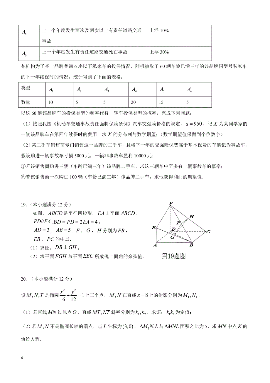 2017全国卷Ⅱ高考压轴卷数学（理）附答案解析_第4页