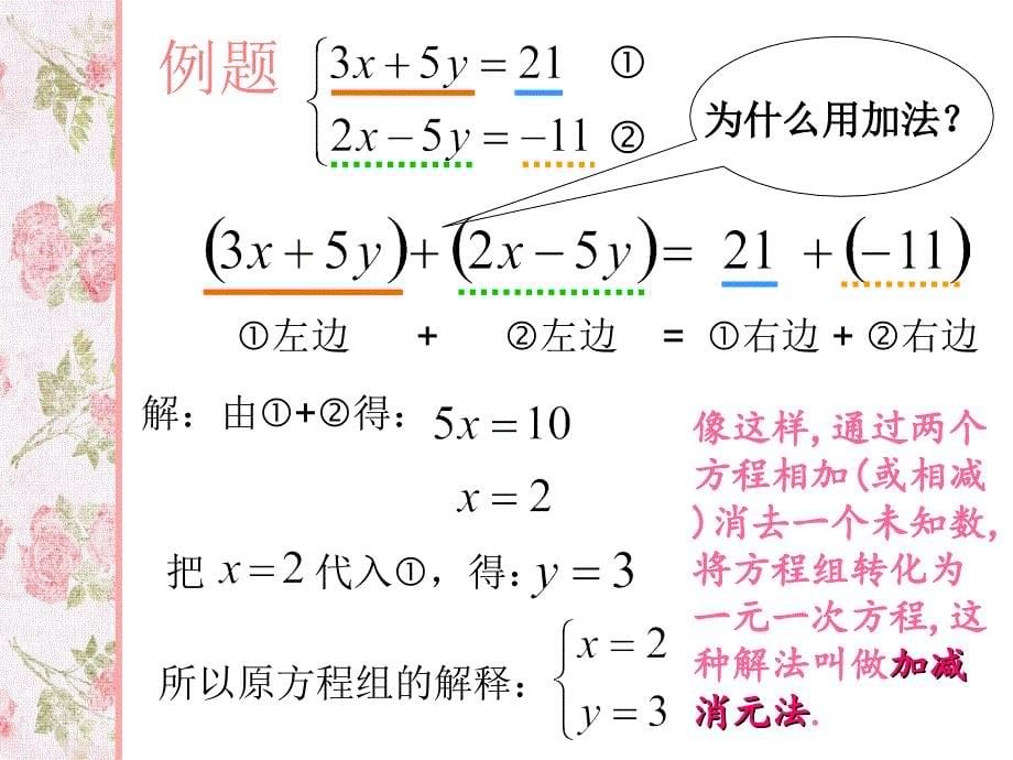 6.9-二元一次方程组及其解法(2)_第5页