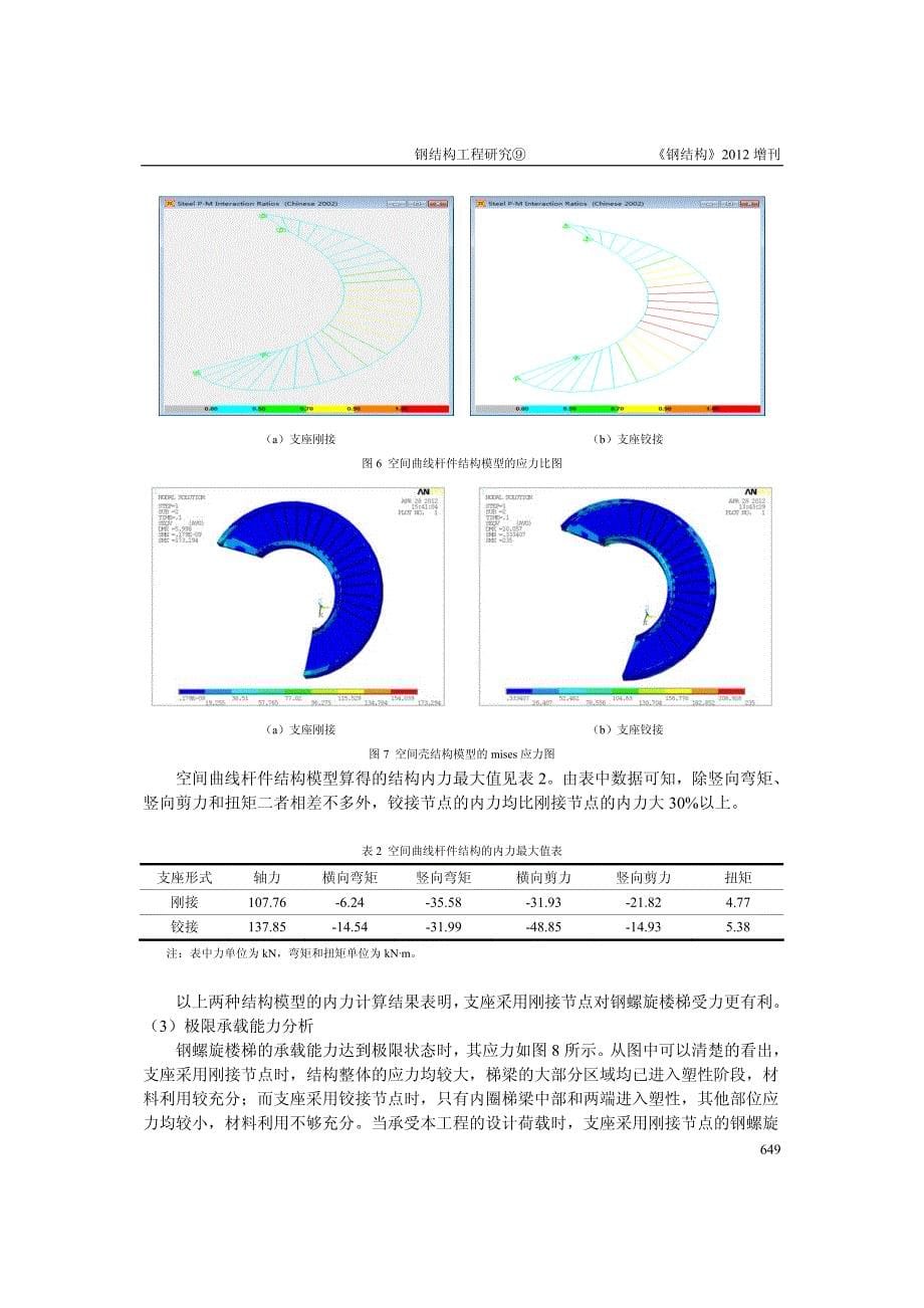 钢螺旋楼梯的计算及设计方法研究_第5页