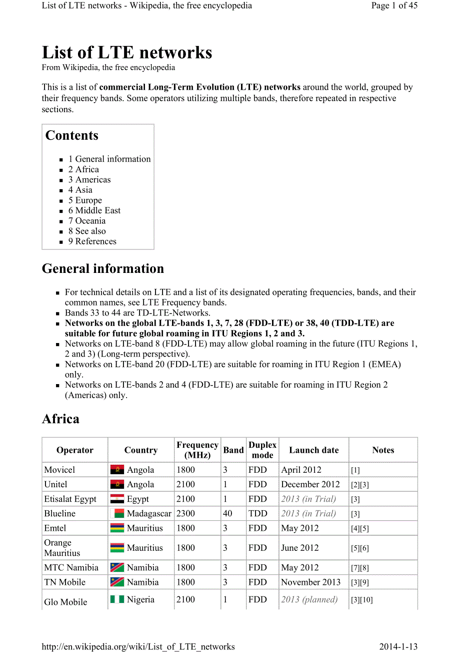 世界各国lte频段分布_第1页