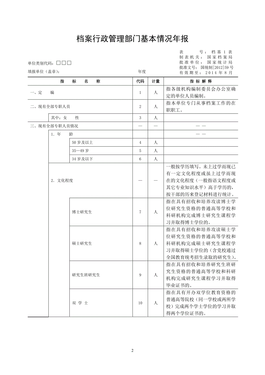 《全国档案事业统计年报制度》基层表指标解释.doc_第4页