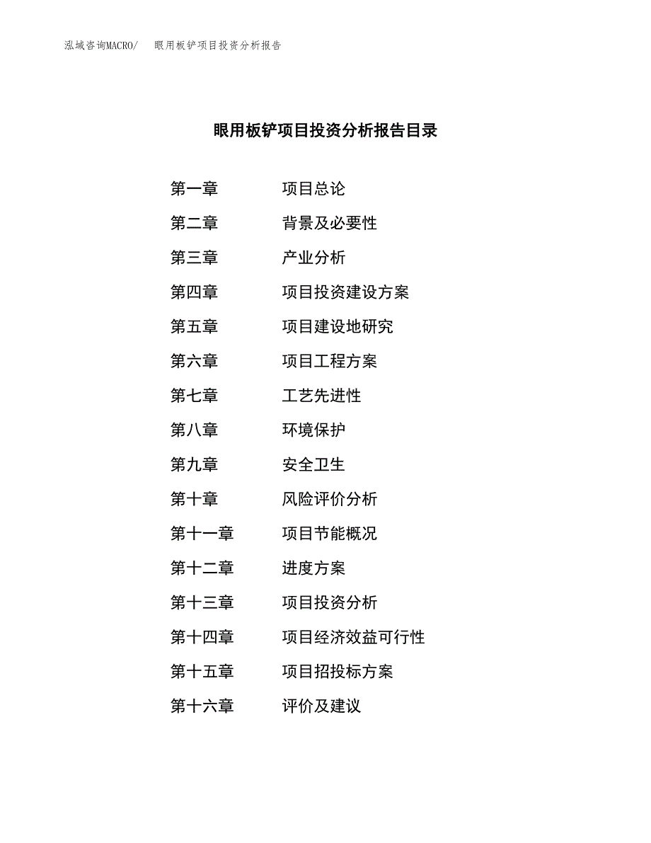 （模板）眼用板铲项目投资分析报告_第3页