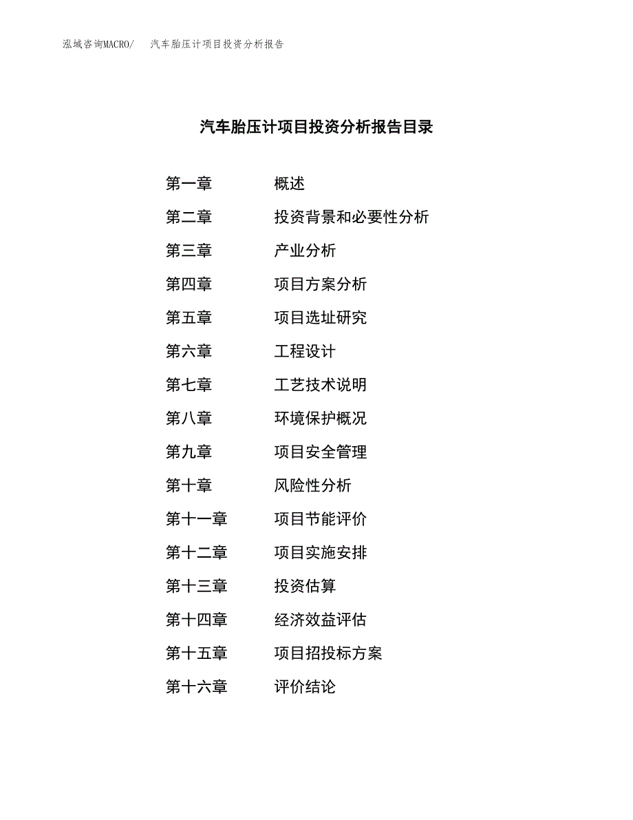 （模板）汽车胎压计项目投资分析报告 (1)_第3页