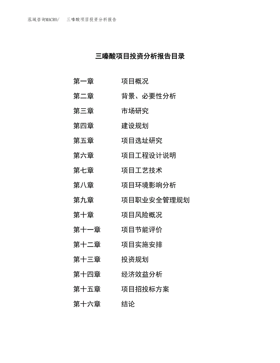 （模板）三嗪酸项目投资分析报告_第3页