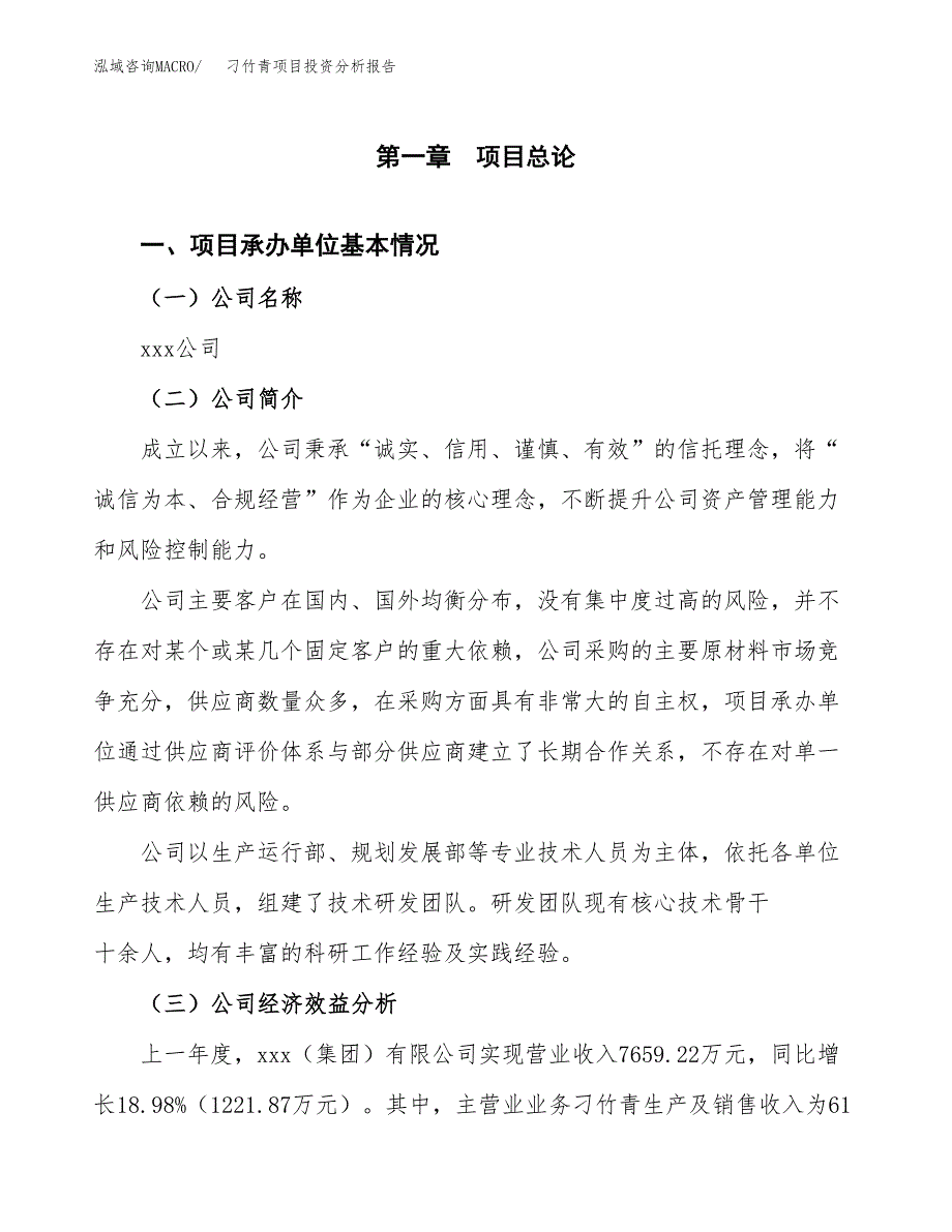 （模板）刁竹青项目投资分析报告_第4页