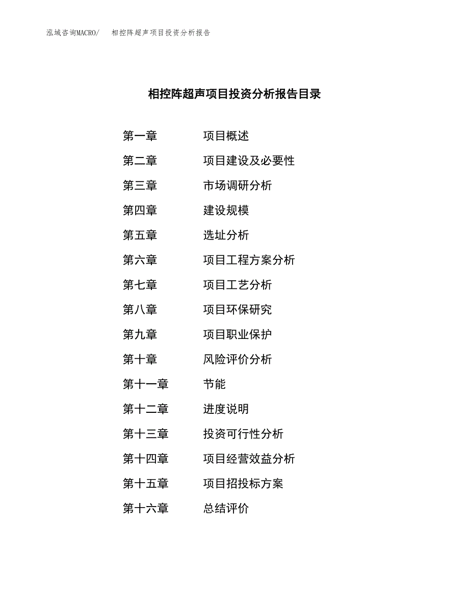 （模板）相控阵超声项目投资分析报告_第3页