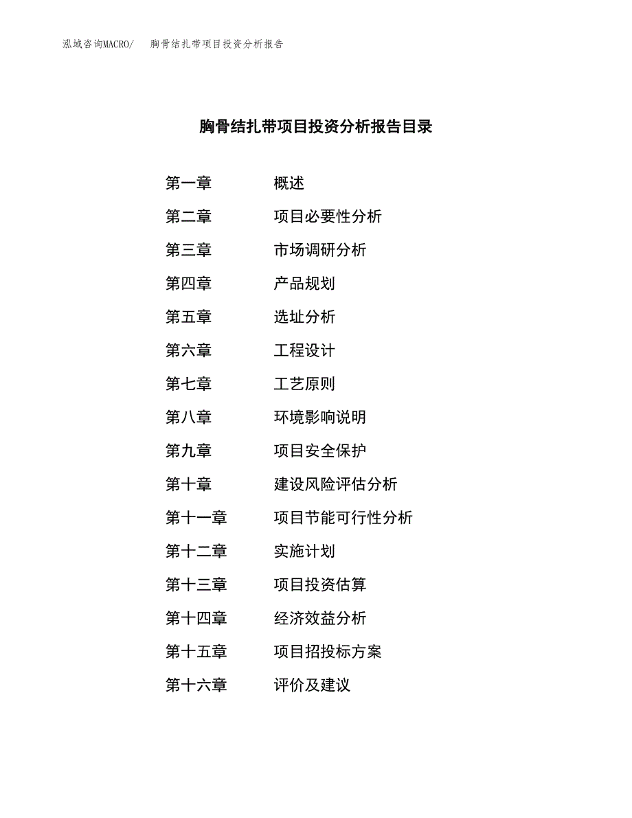 （模板）胸骨结扎带项目投资分析报告_第3页