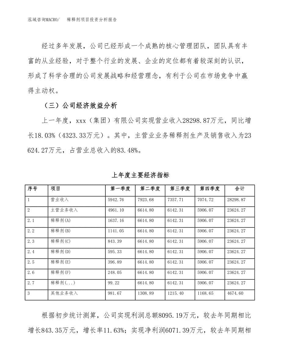 （模板）稀释剂项目投资分析报告_第5页