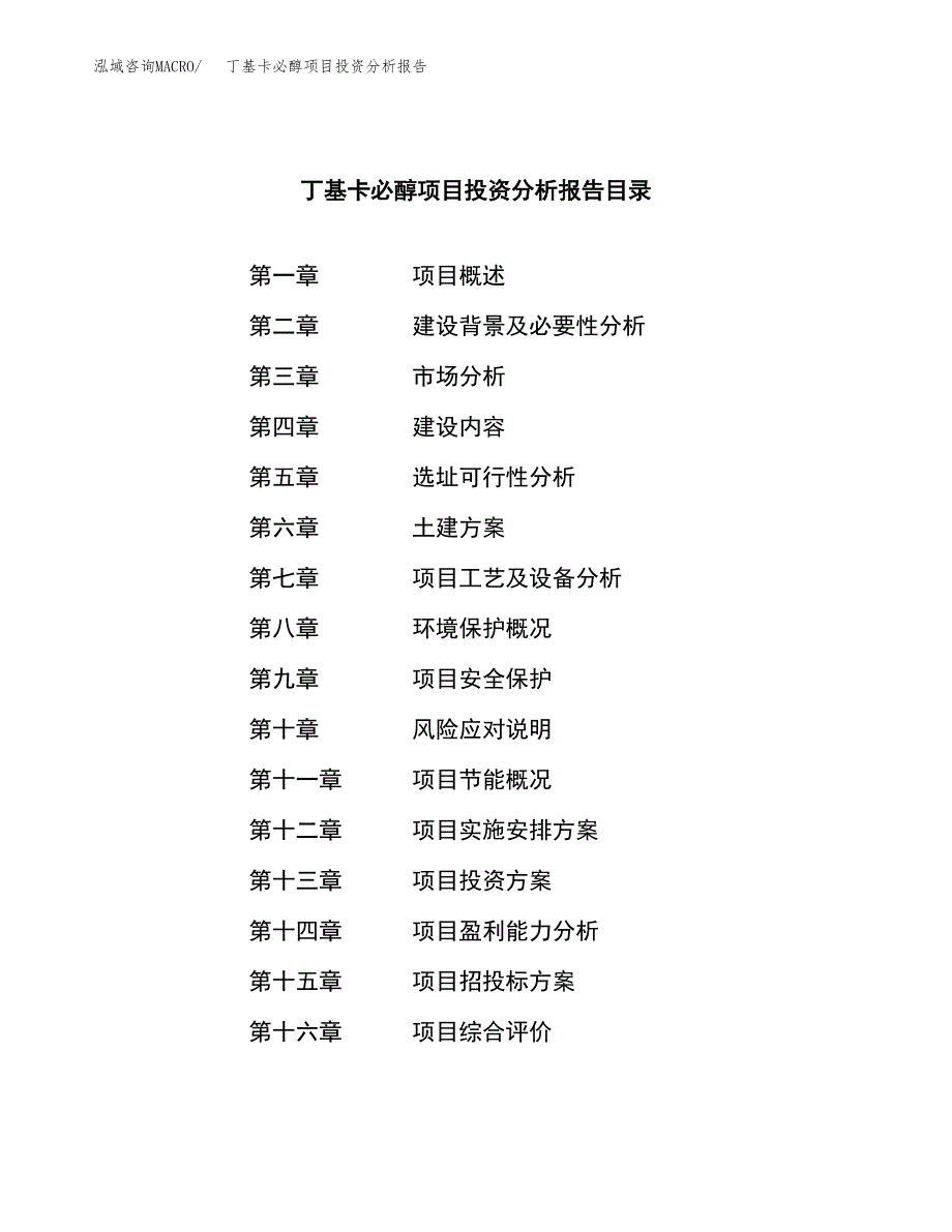 （模板）丁基卡必醇项目投资分析报告_第3页