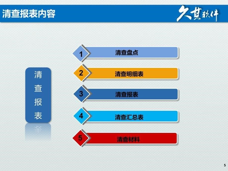 会计学资产清查系统操作讲解久其公司_第5页