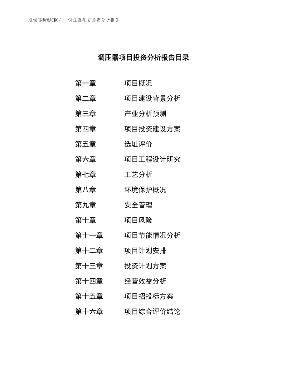 （模板）调压器项目投资分析报告 (1)_第3页