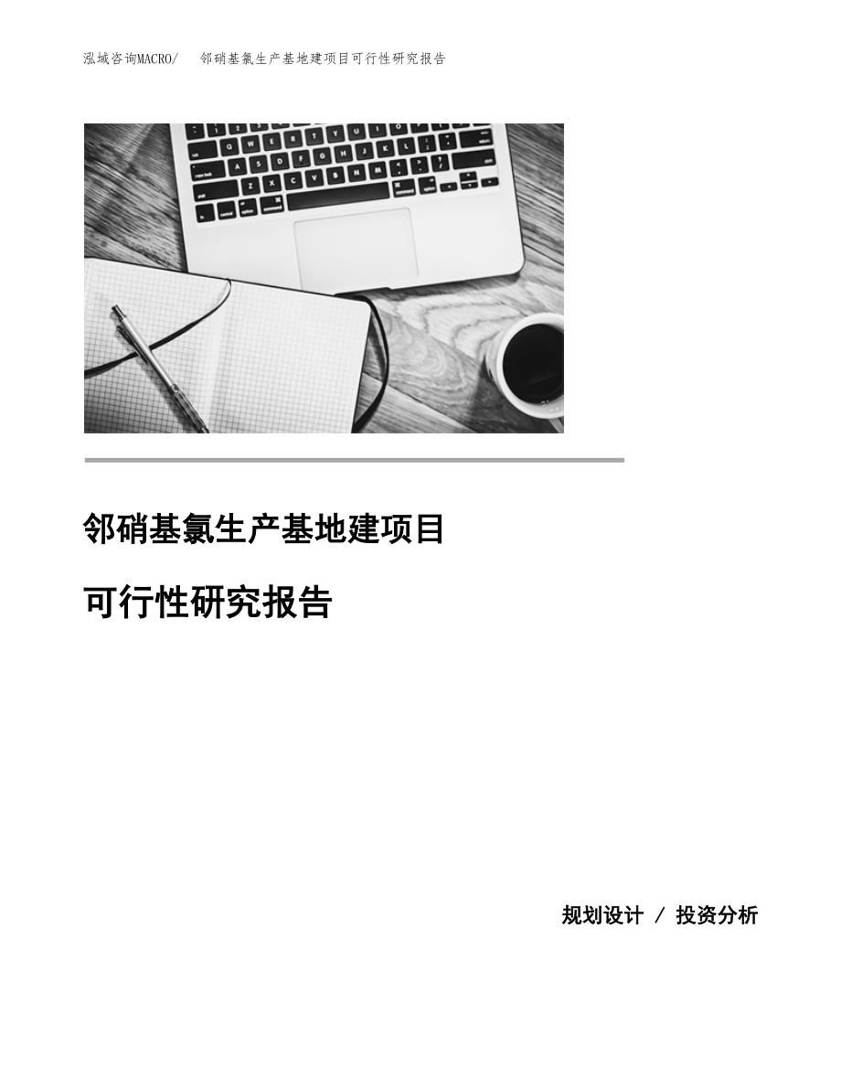 （模板）邻硝基氯生产基地建项目可行性研究报告_第1页