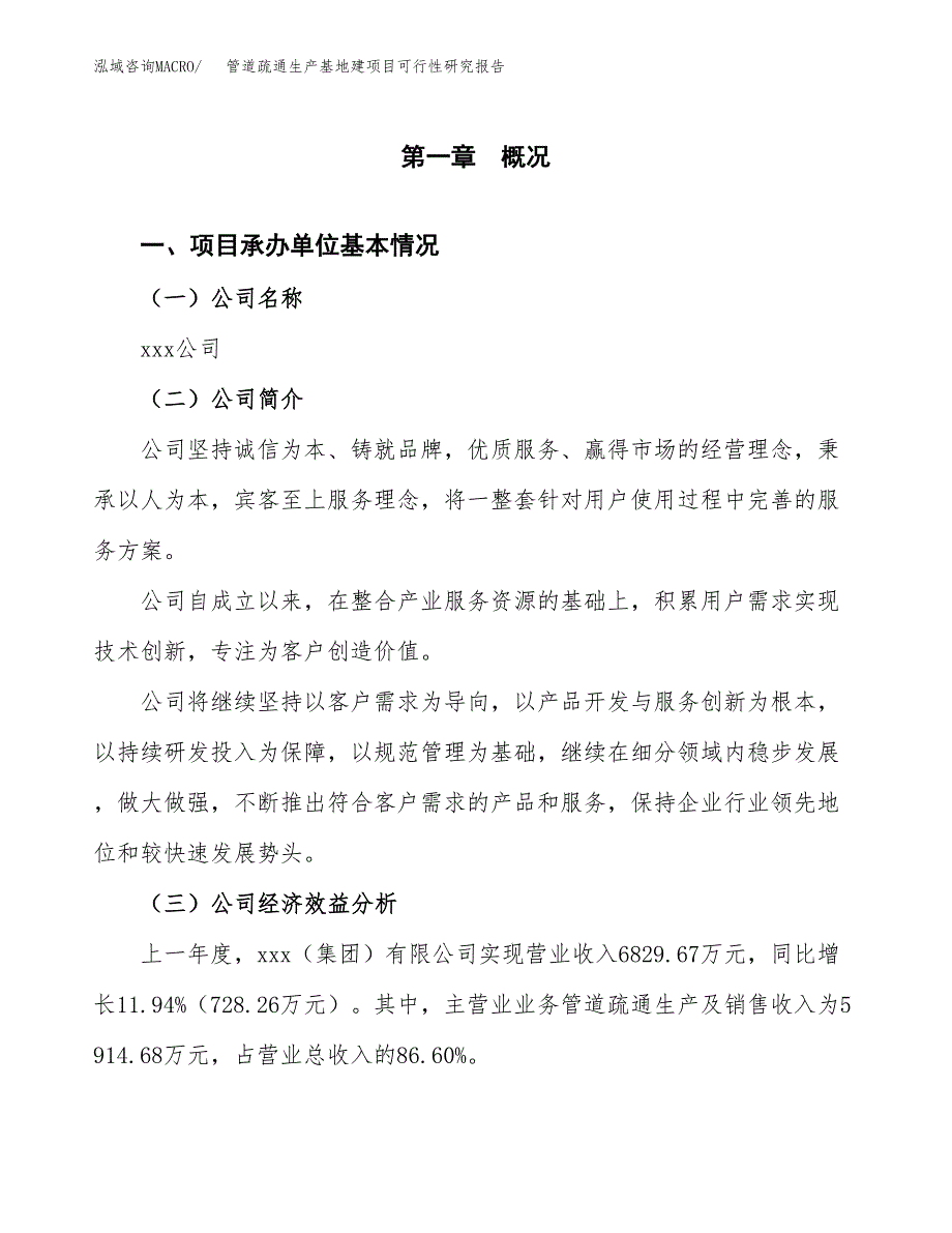 （模板）管道疏通生产基地建项目可行性研究报告_第4页