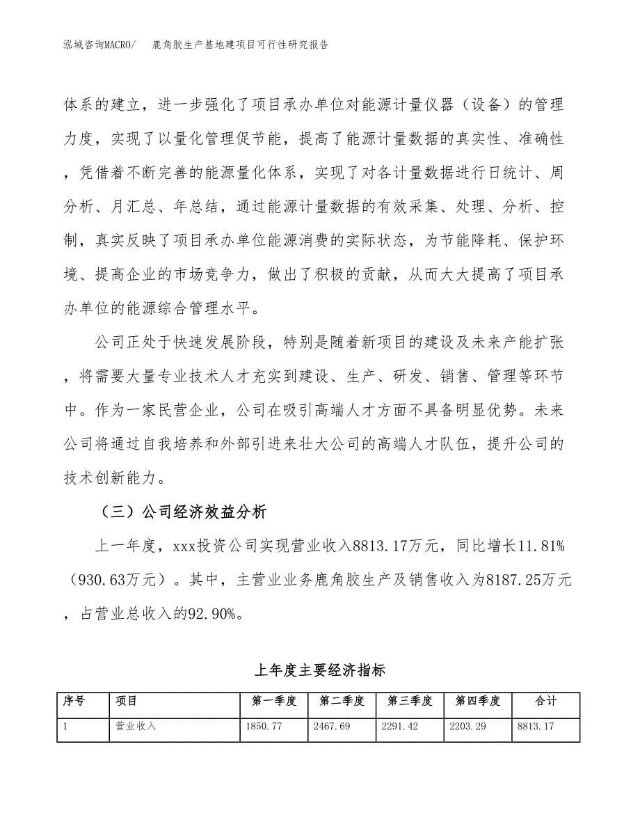 （模板）鹿角胶生产基地建项目可行性研究报告_第5页