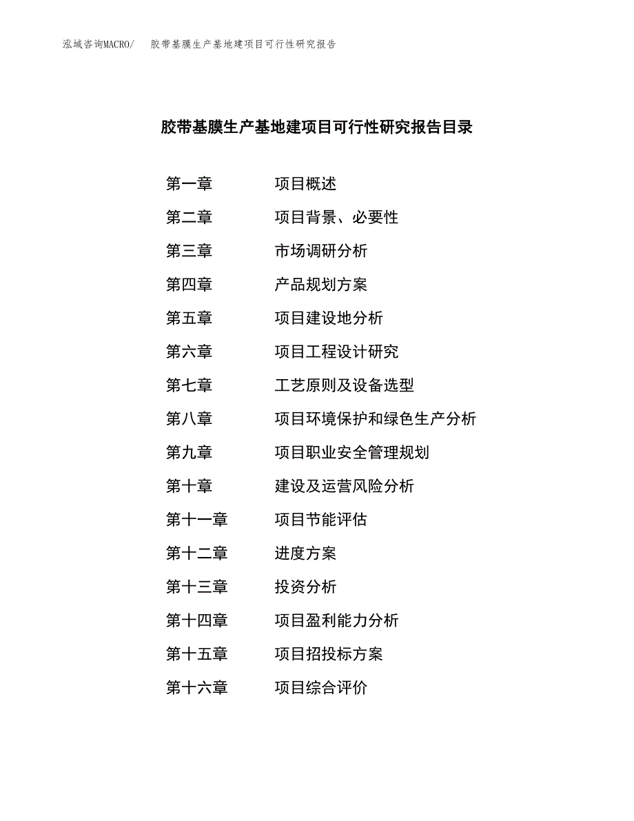 （模板）胶带基膜生产基地建项目可行性研究报告_第3页