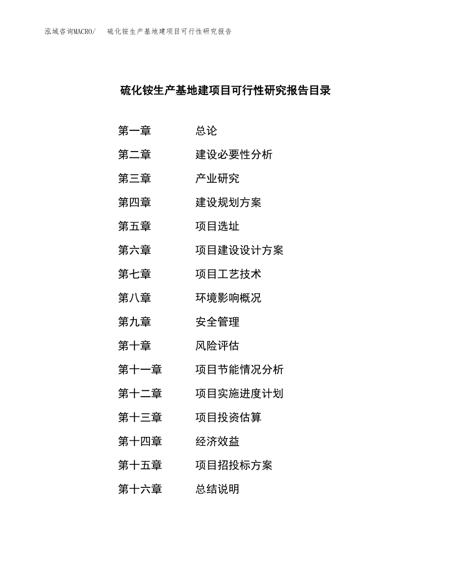 （模板）硫化铵生产基地建项目可行性研究报告_第3页