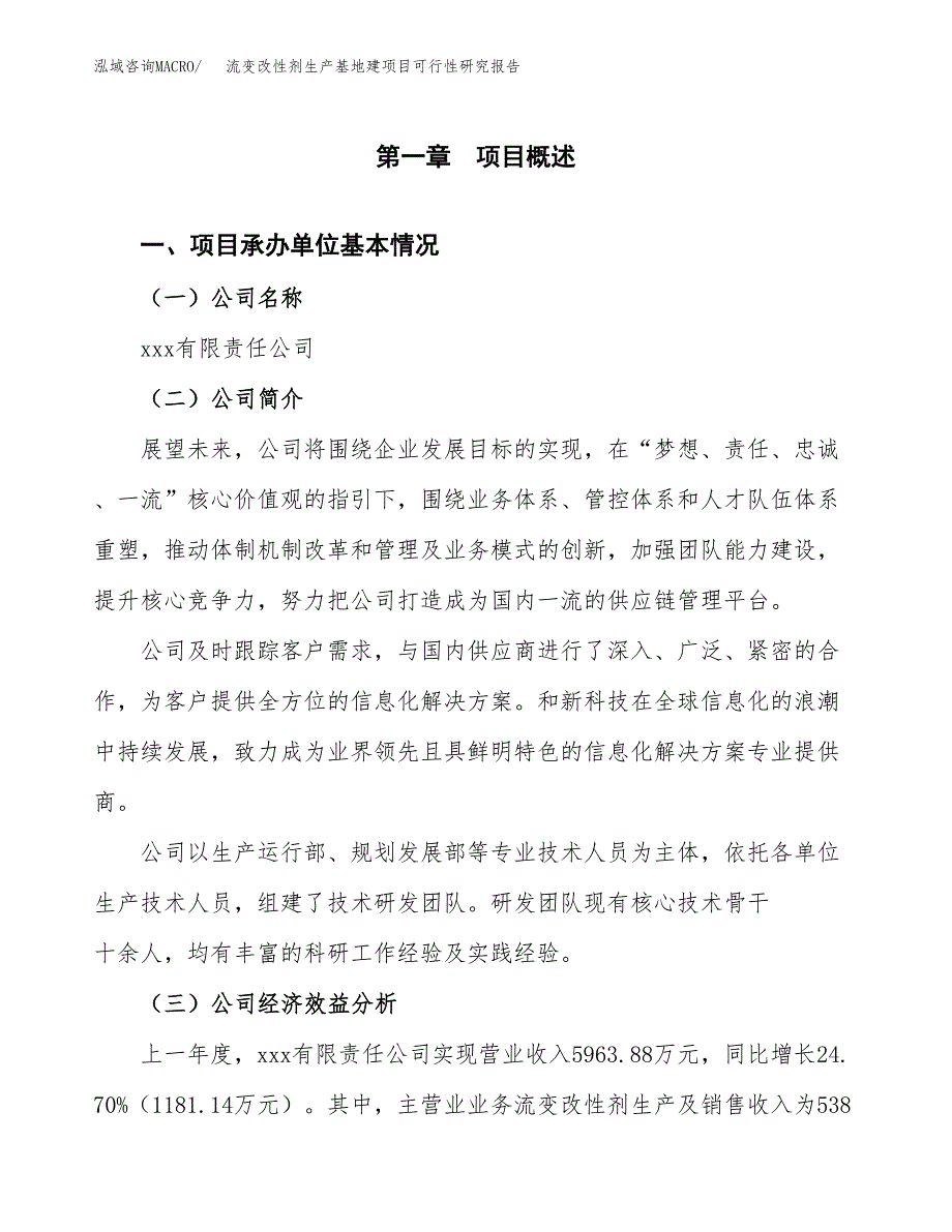 （模板）流变改性剂生产基地建项目可行性研究报告_第4页