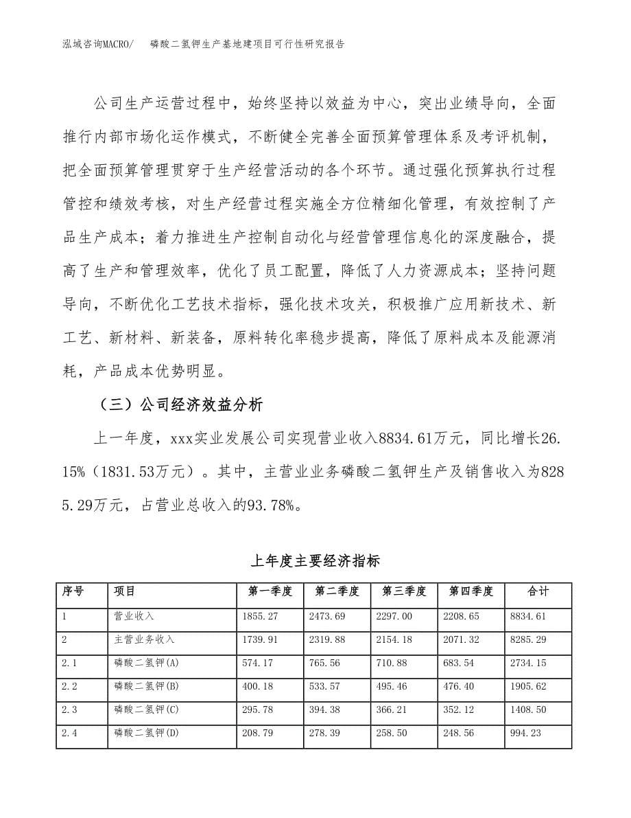 （模板）磷酸二氢钾生产基地建项目可行性研究报告 (1)_第5页