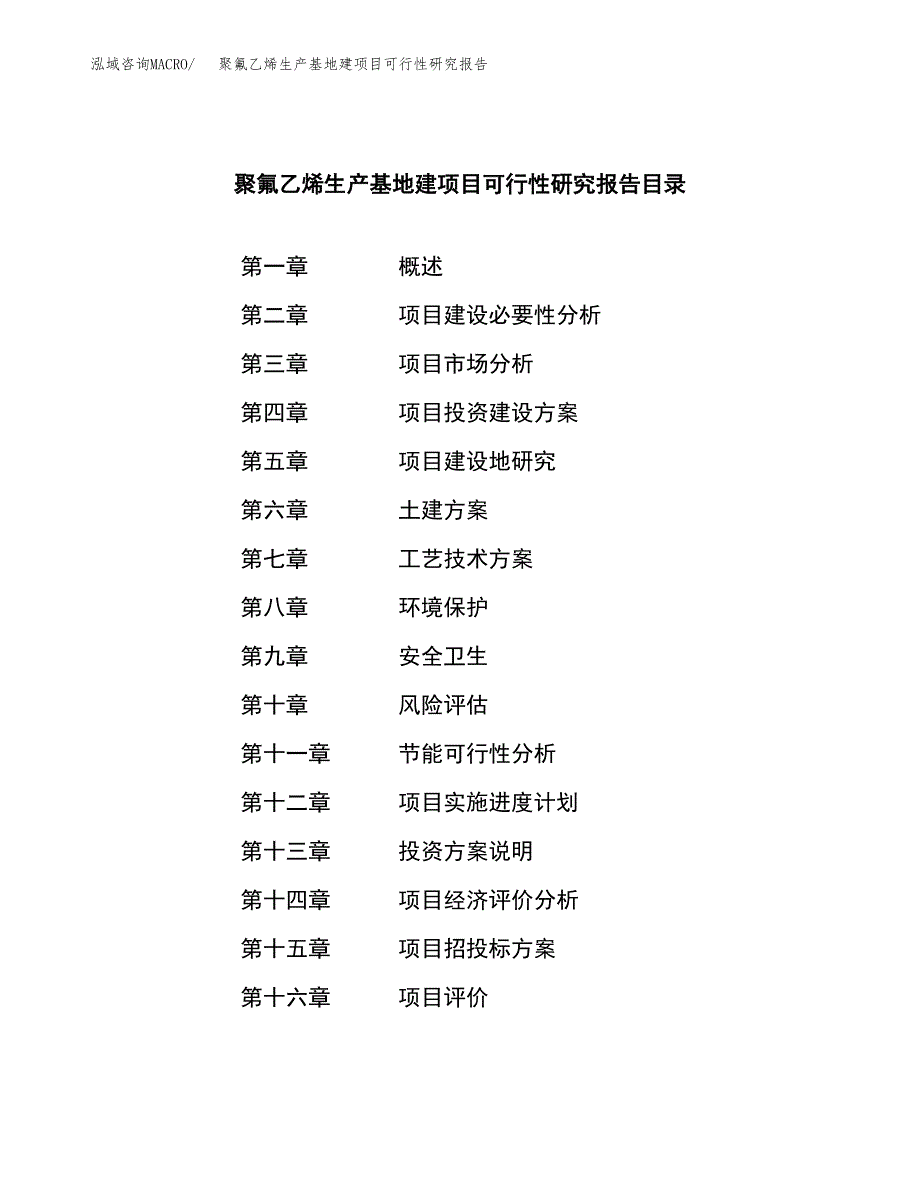 （模板）聚氟乙烯生产基地建项目可行性研究报告_第3页