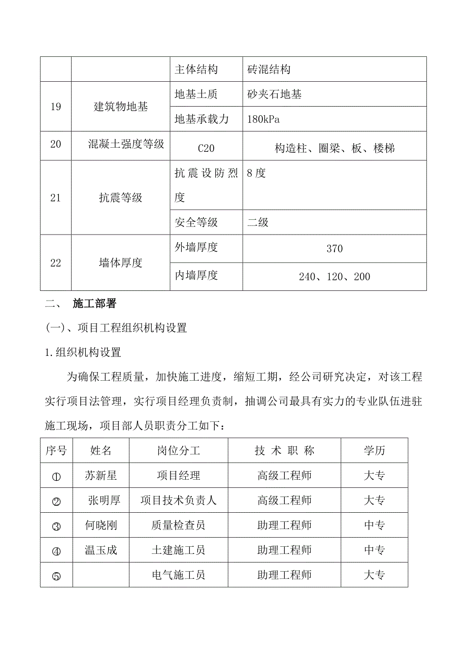 呼和浩特市世源佳境商住楼施工组织设计（doc 56页）_第4页