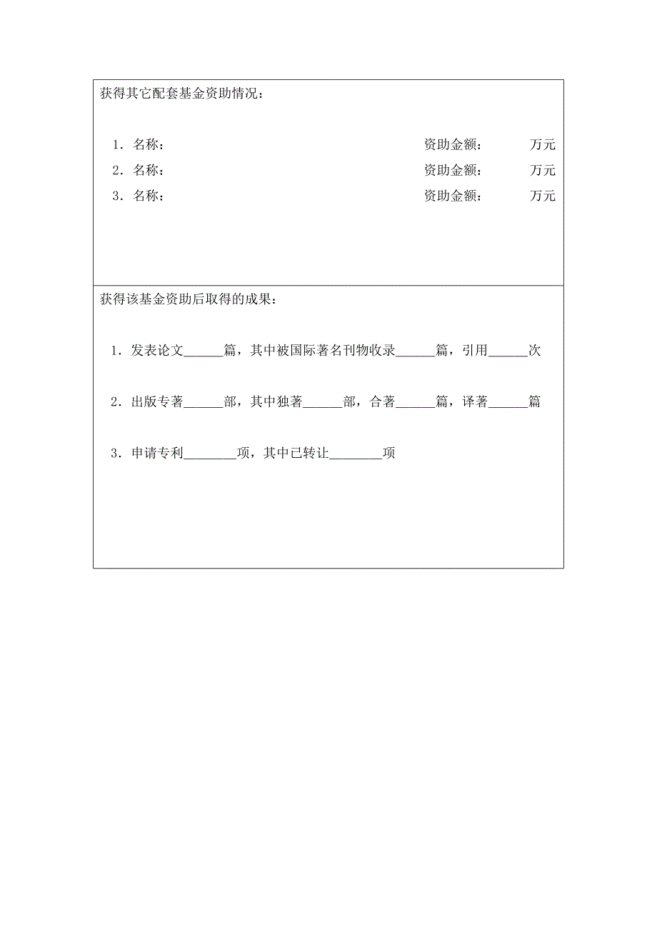 教育部留学回国人员科研启动基金使用情况报告表_第2页