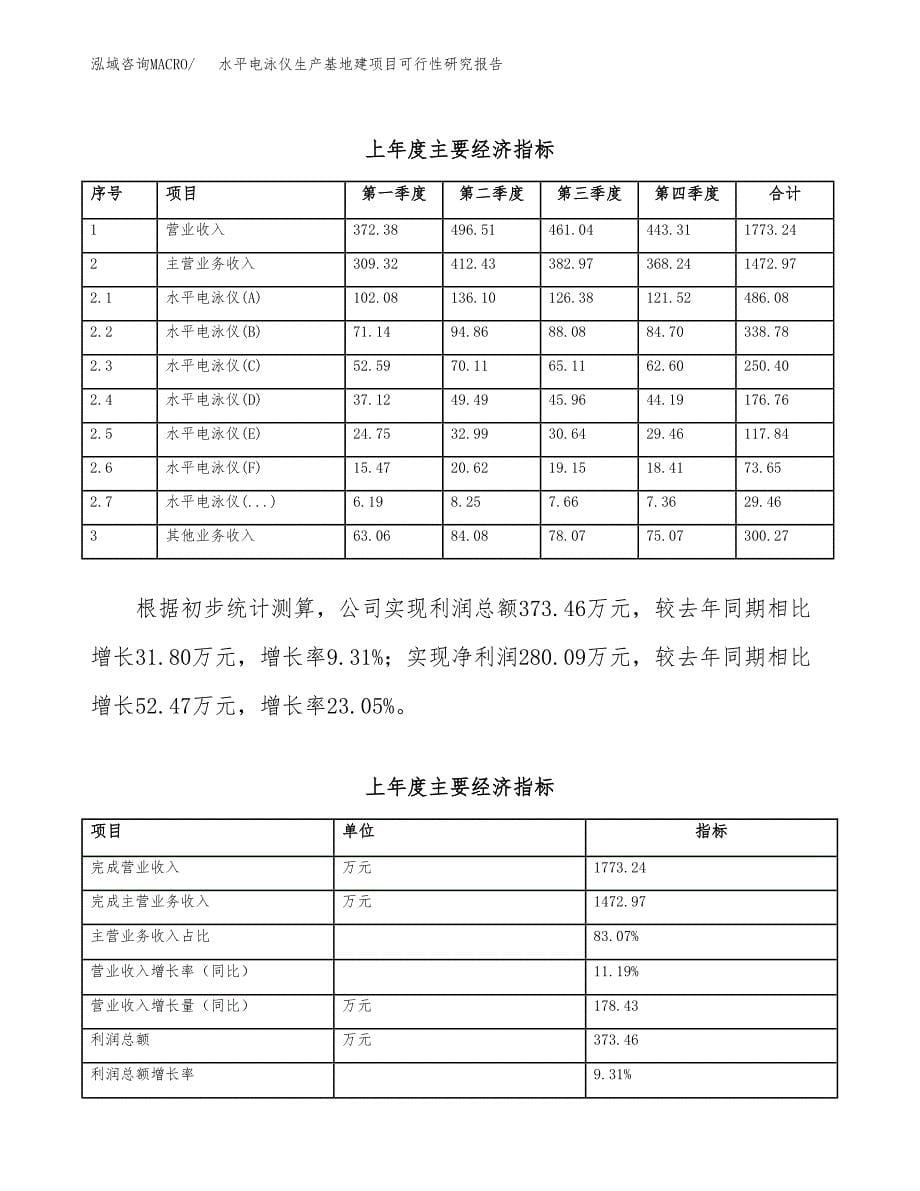 （模板）水平电泳仪生产基地建项目可行性研究报告_第5页