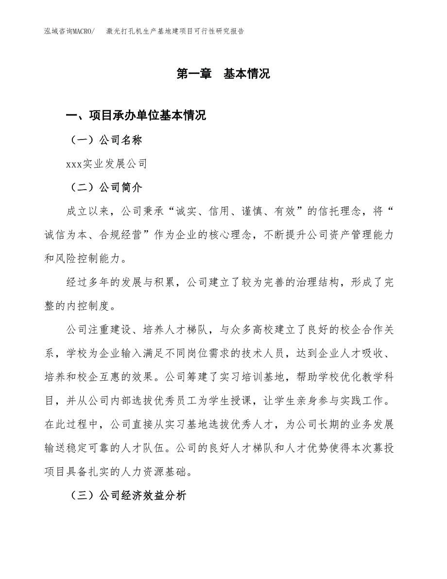 （模板）激光打孔机生产基地建项目可行性研究报告_第4页