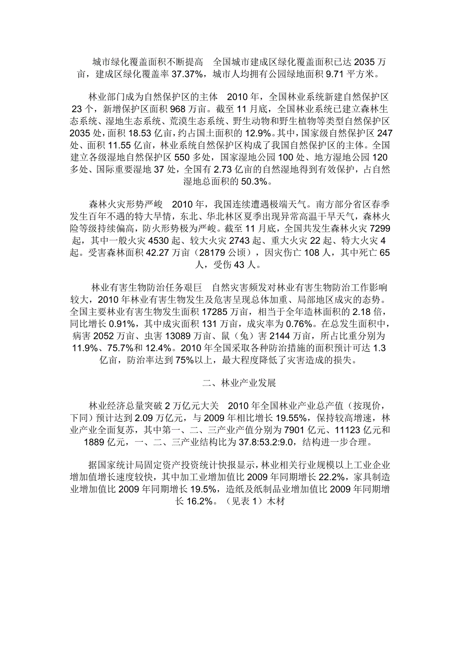 我国林木业经济运行状况报告.doc_第2页