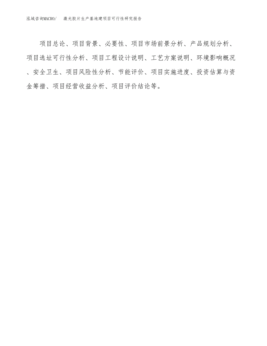 （模板）激光胶片生产基地建项目可行性研究报告_第3页