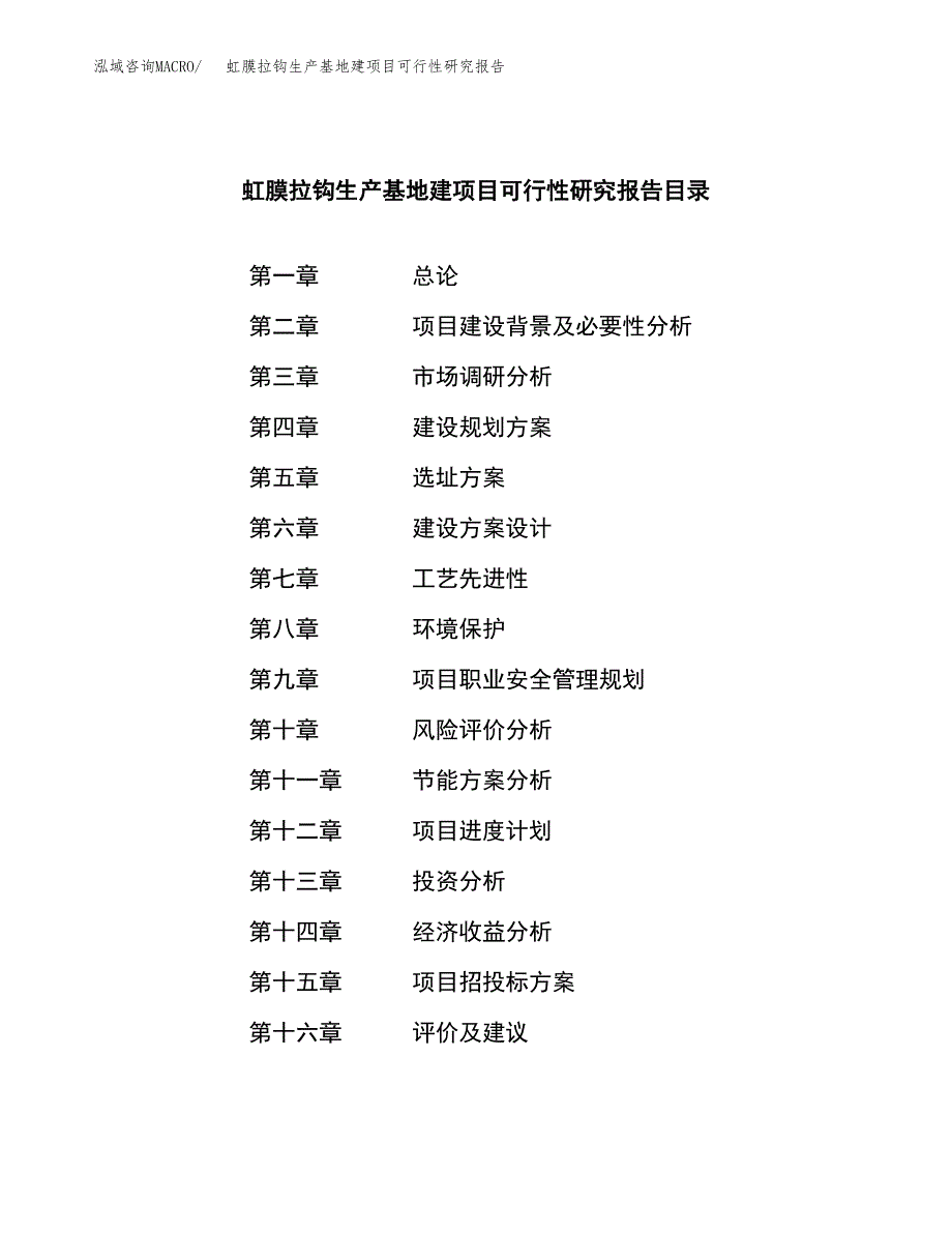 （模板）虹膜拉钩生产基地建项目可行性研究报告_第3页