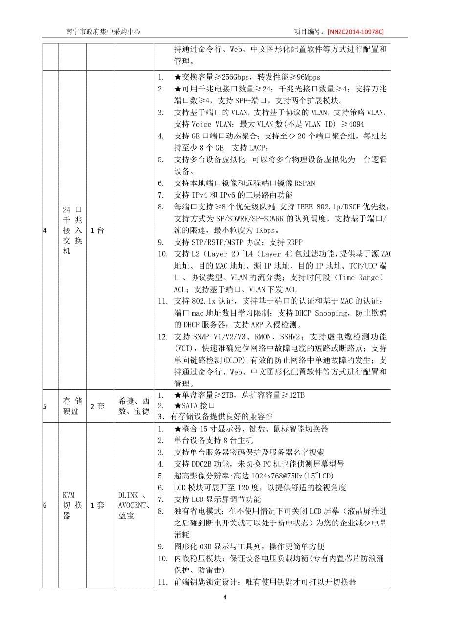 南宁市第四职业技术学校远程教育平台采购竞争性谈判采购文件_第5页