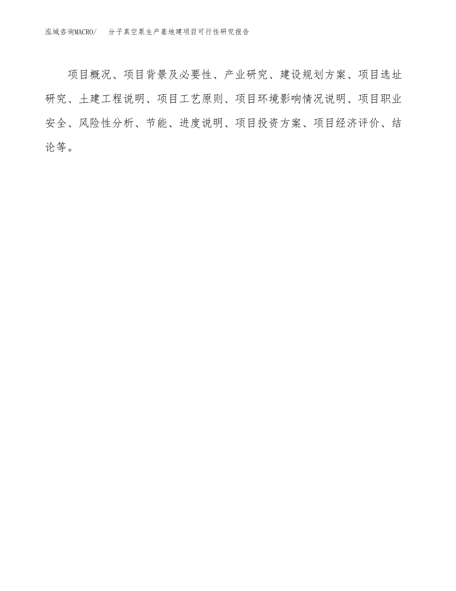 （模板）分子真空泵生产基地建项目可行性研究报告_第3页