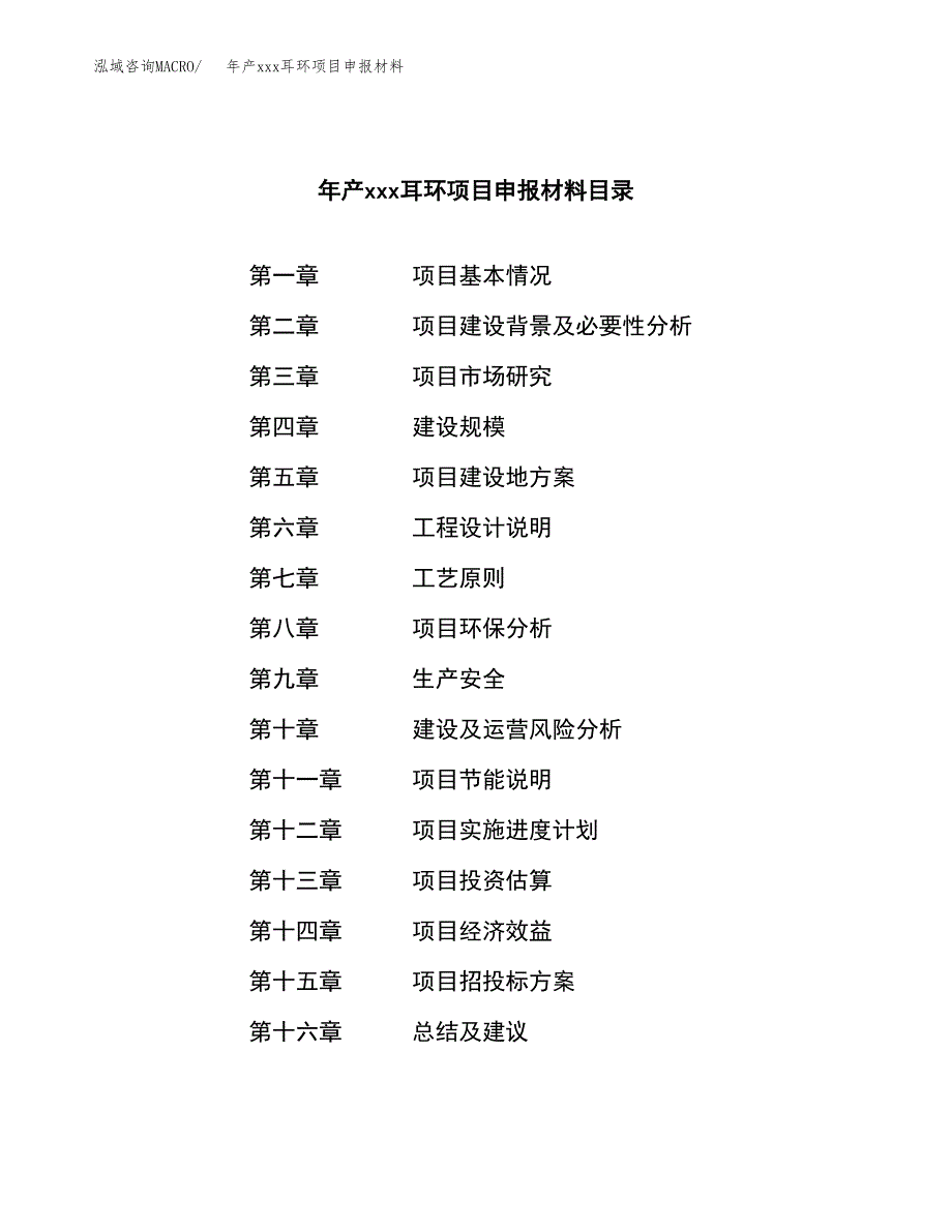 年产xxx耳环项目申报材料_第3页