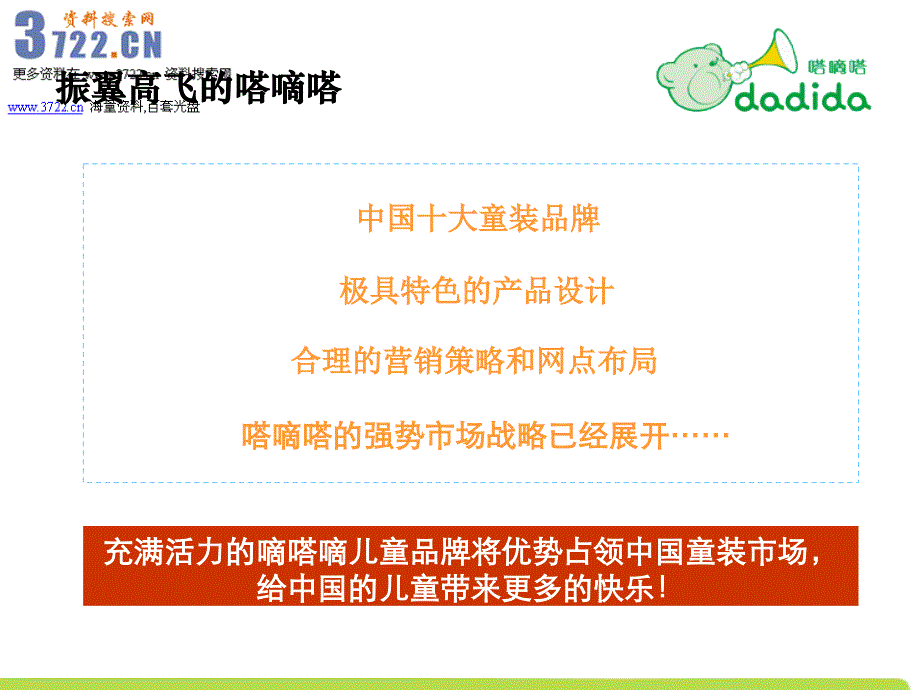 2012年嘀嗒嘀儿童服装品牌网络传播方案(ppt 24页)_第2页