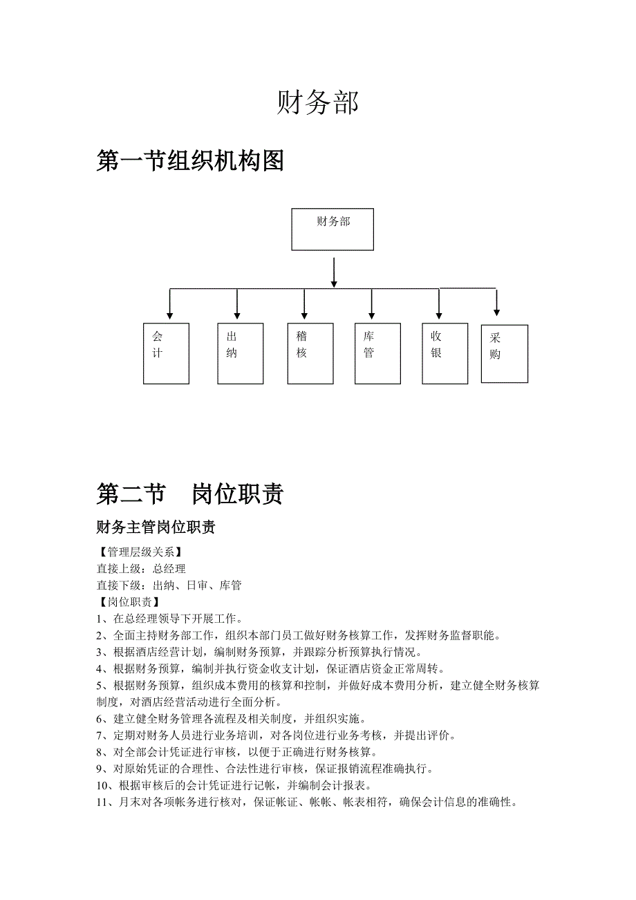 财务部岗责书.doc_第1页