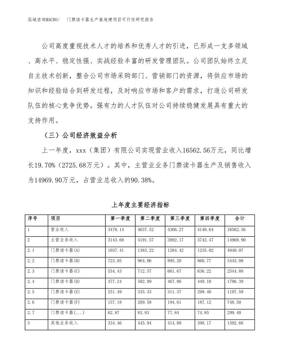 （模板）门禁读卡器生产基地建项目可行性研究报告_第5页