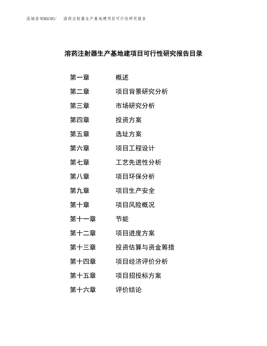 （模板）溶药注射器生产基地建项目可行性研究报告_第3页