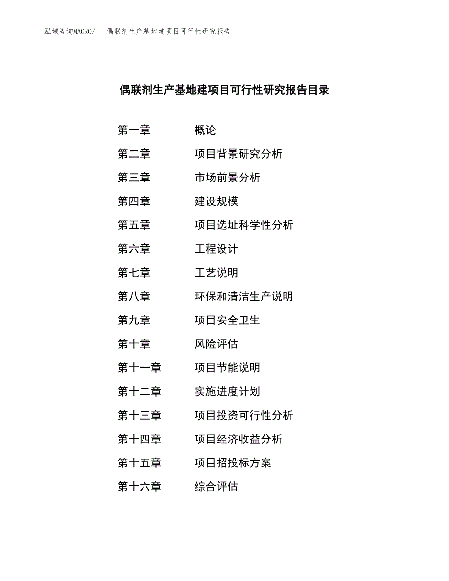 （模板）偶联剂生产基地建项目可行性研究报告 (1)_第3页