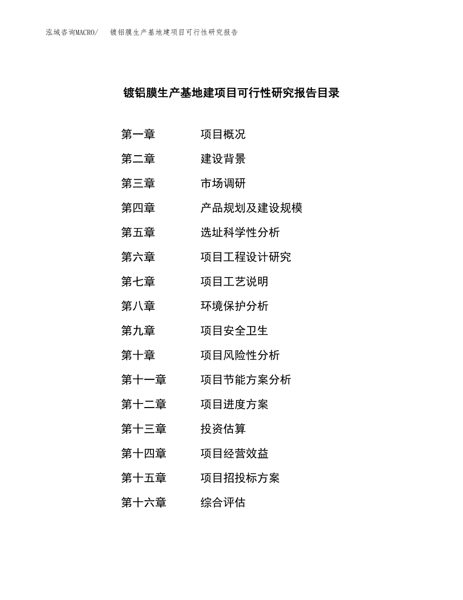 （模板）镀铝膜生产基地建项目可行性研究报告_第3页