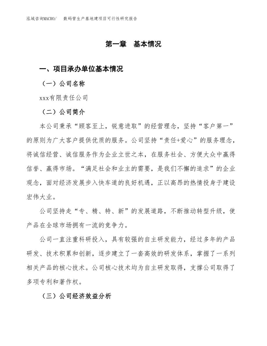 （模板）数码管生产基地建项目可行性研究报告_第4页