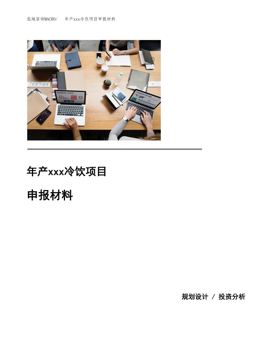 年产xxx冷饮项目申报材料_第1页