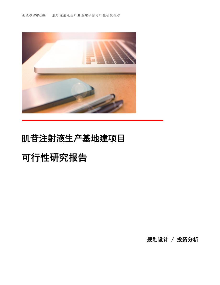 （模板）肌苷注射液生产基地建项目可行性研究报告_第1页