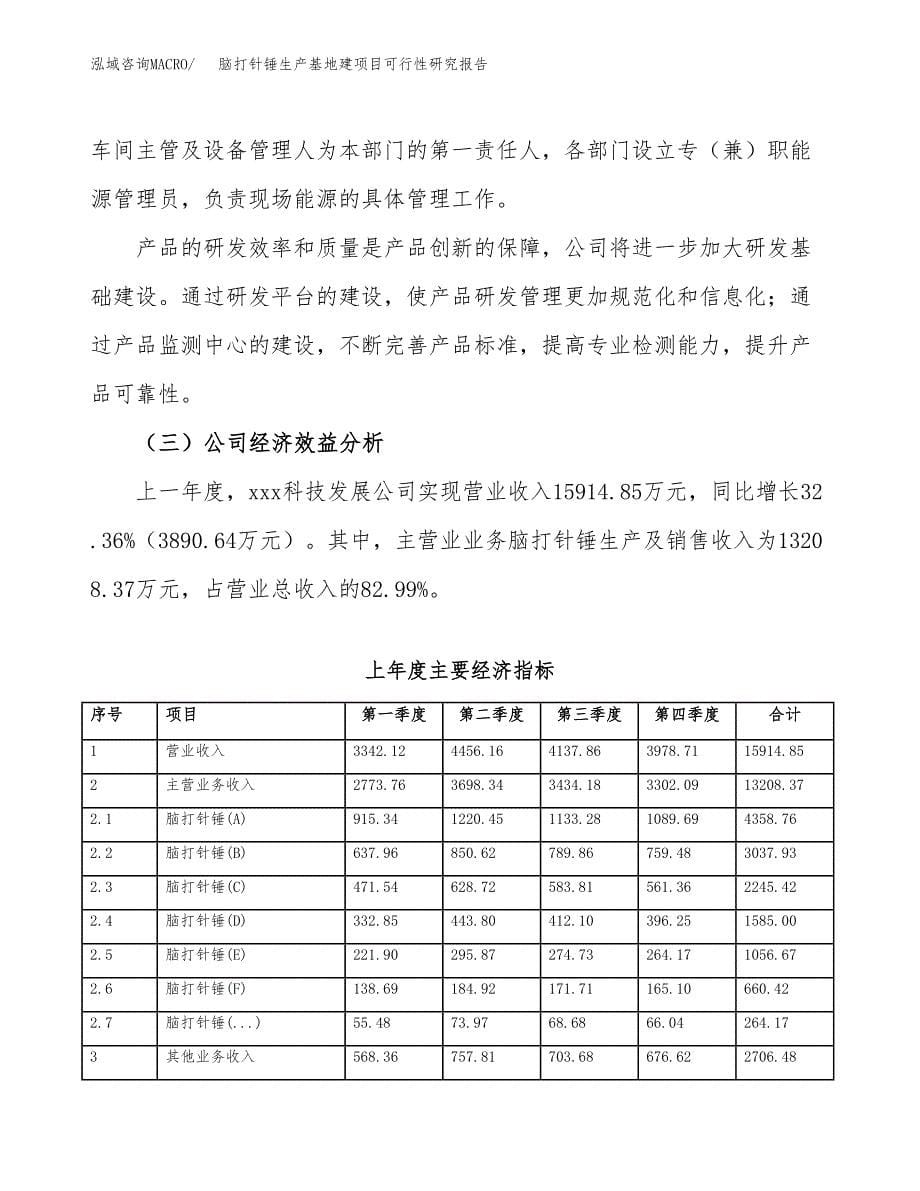 （模板）脑打针锤生产基地建项目可行性研究报告_第5页