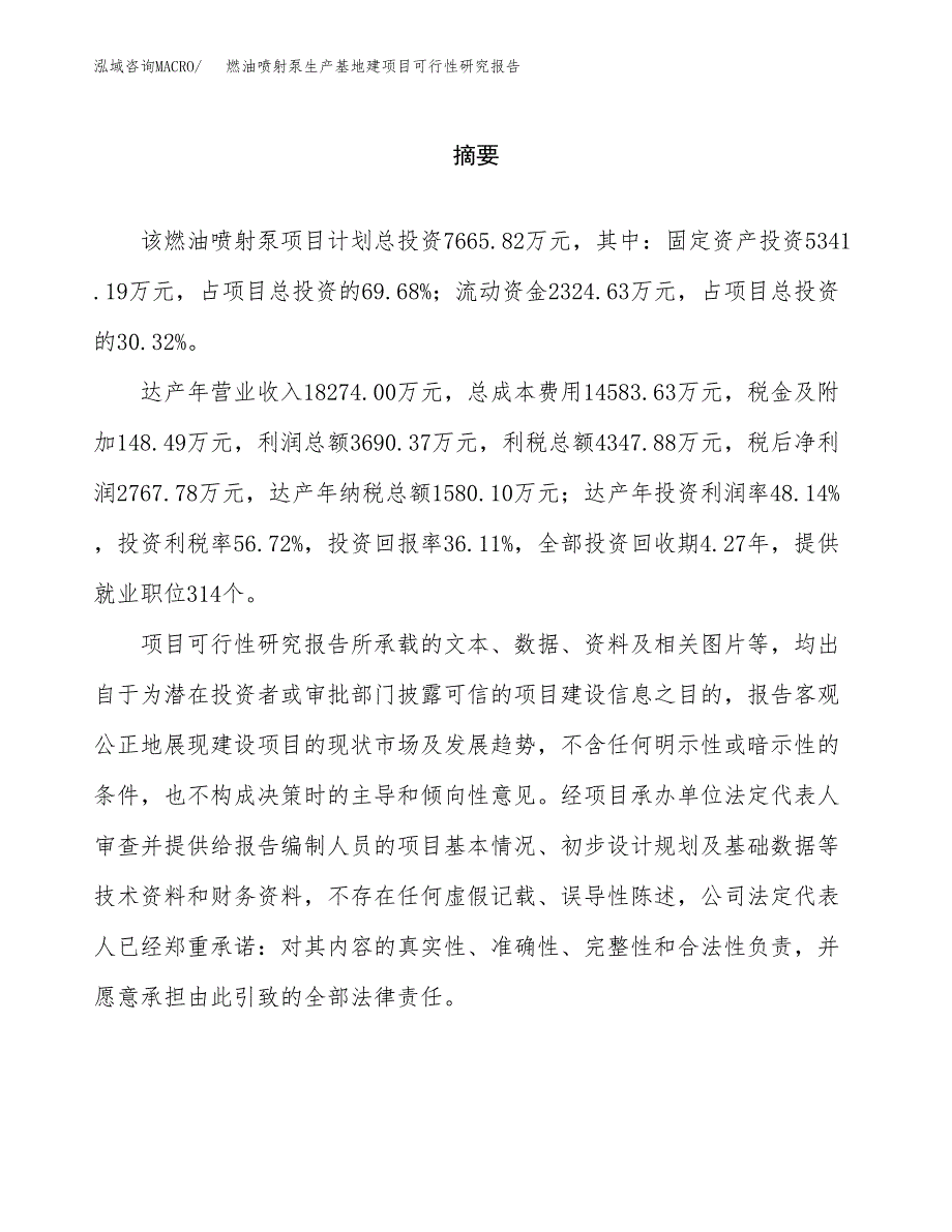 （模板）燃油喷射泵生产基地建项目可行性研究报告_第2页