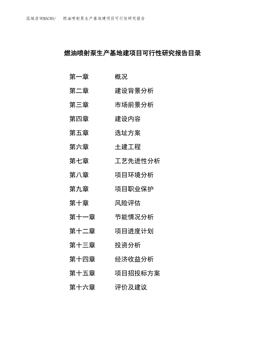 （模板）燃油喷射泵生产基地建项目可行性研究报告_第4页