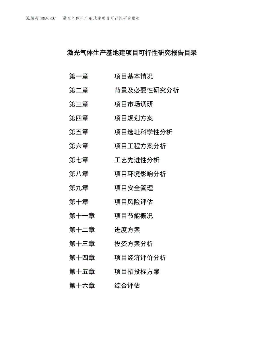 （模板）激光气体生产基地建项目可行性研究报告 (1)_第3页