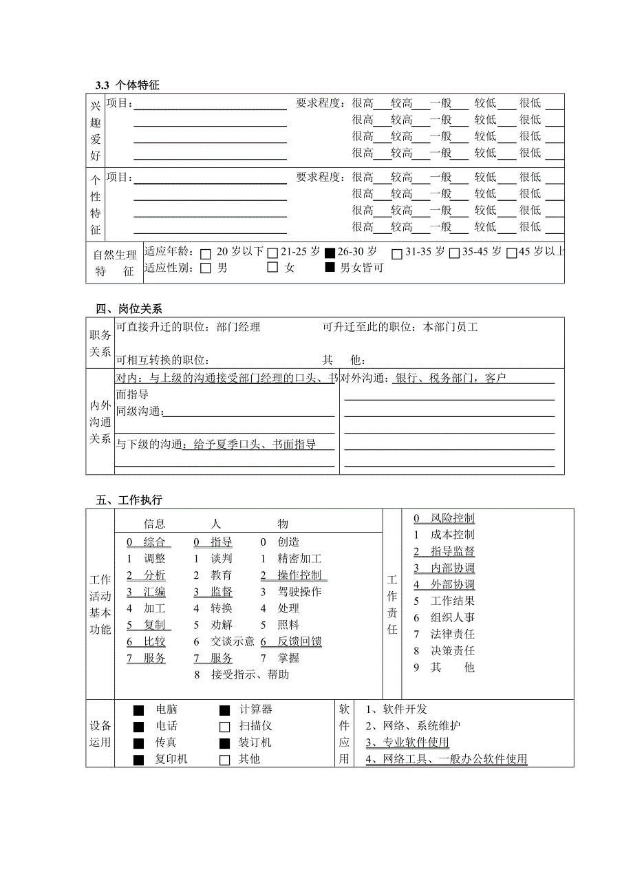 某北京分公司结算财务部副经理职务说明书.doc_第4页