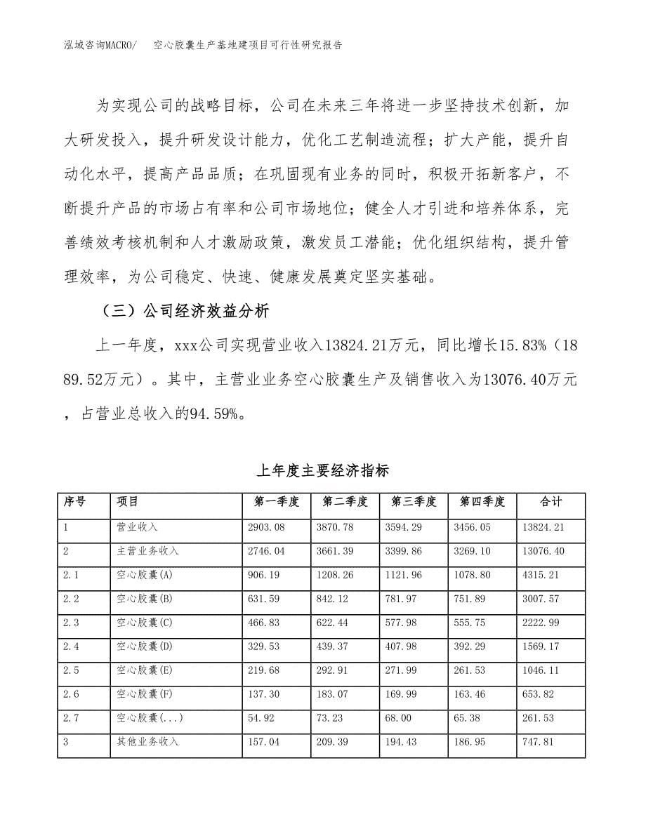 （模板）空心胶囊生产基地建项目可行性研究报告_第5页