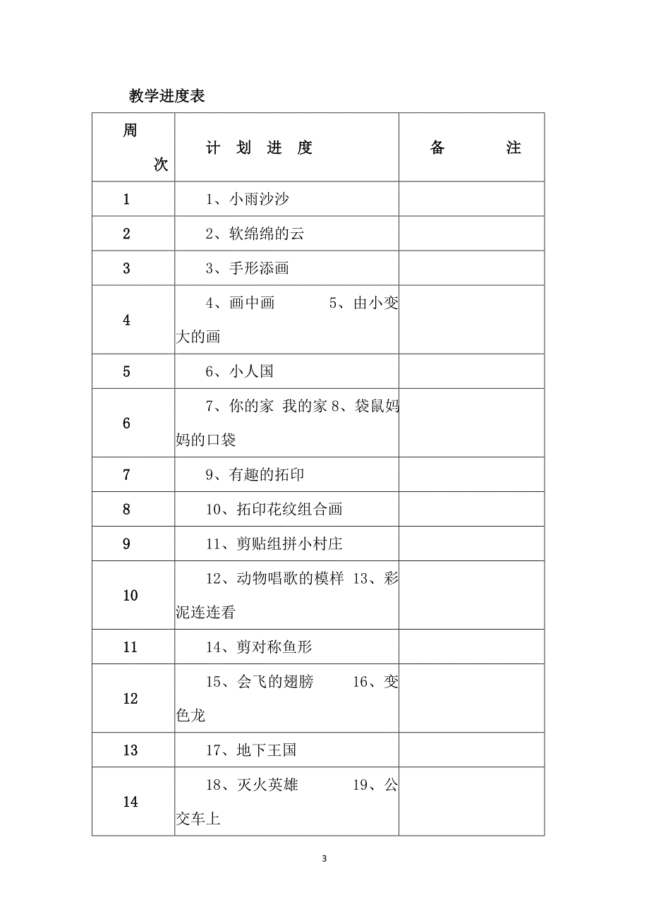 收集湘教版小学一年级下册美术教案全册含教学计划_第3页